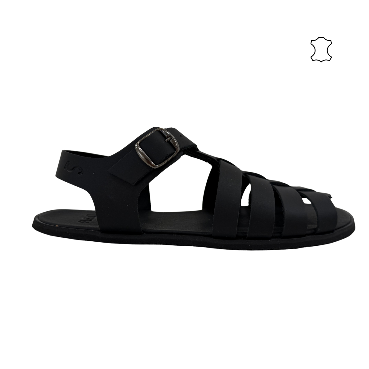 Sandalia Romana 5146-PR Box Negro Flexinens