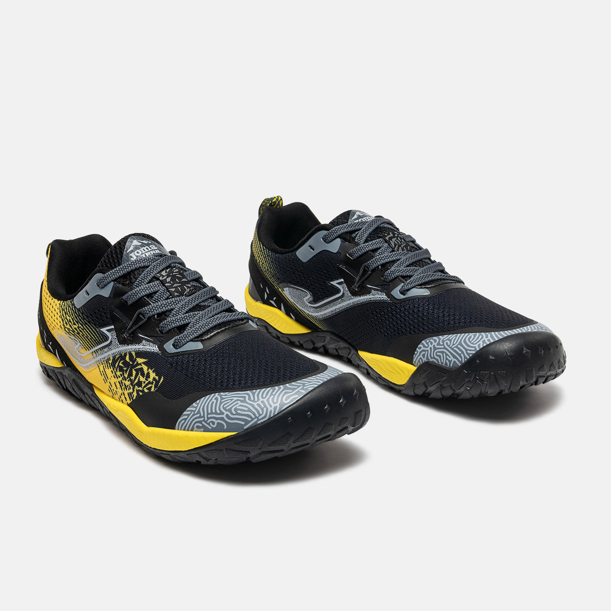 Deportiva Trail Barefoot Tundra Negro/Amarilla Joma