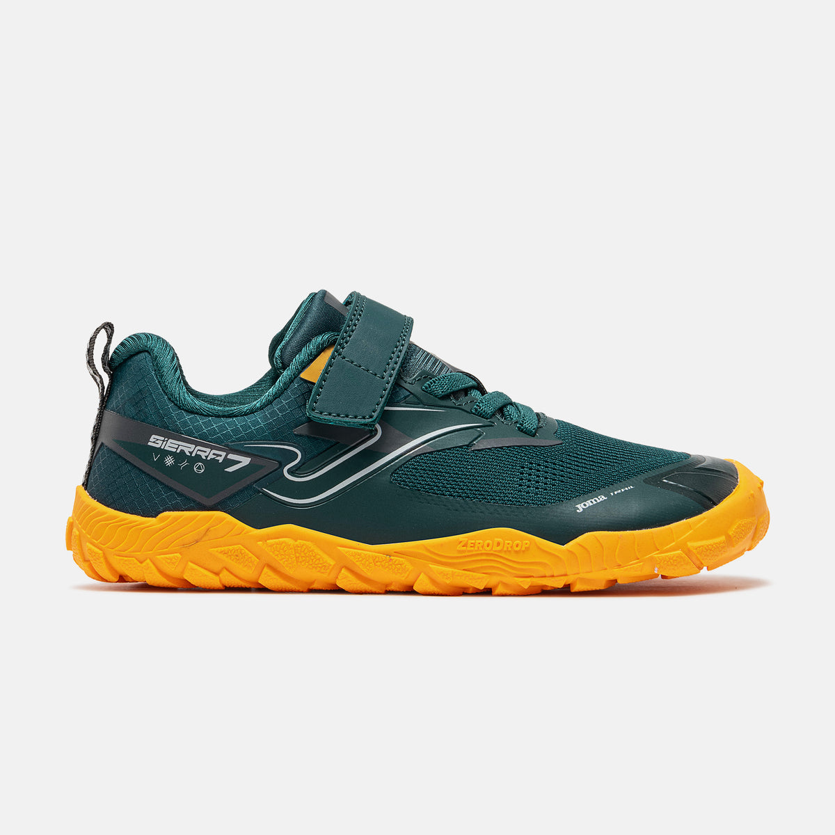 Deportiva respetuosa Trail Sierra Verde Petróleo Velcro Joma