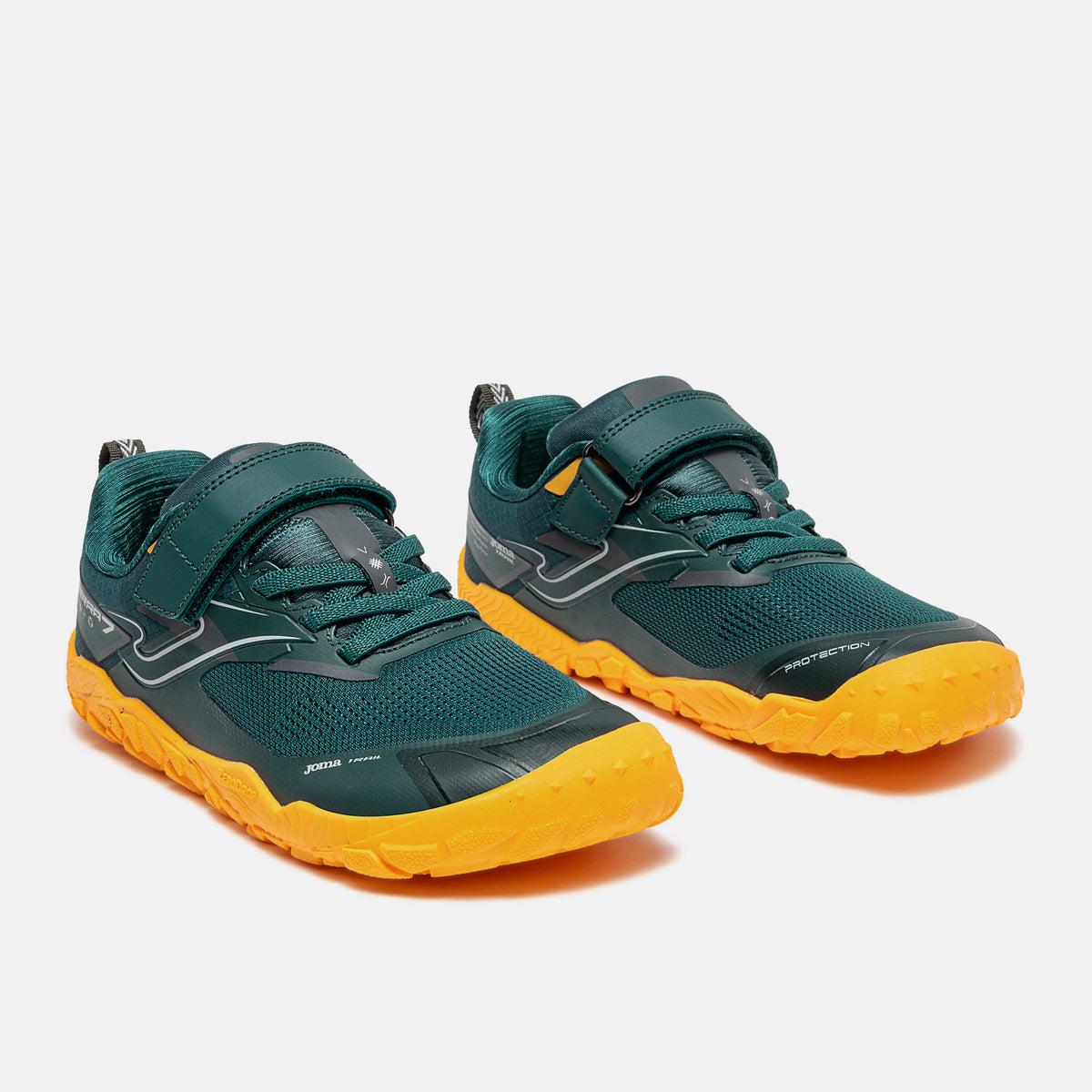 Deportiva respetuosa Trail Sierra Verde Petróleo Velcro Joma