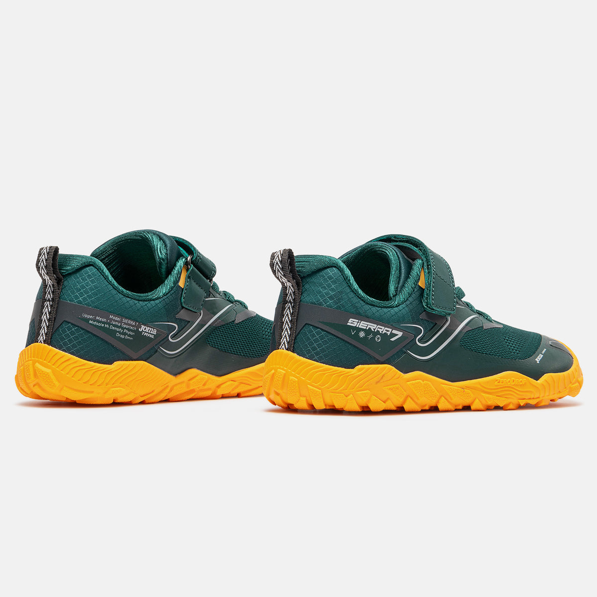 Deportiva respetuosa Trail Sierra Verde Petróleo Velcro Joma