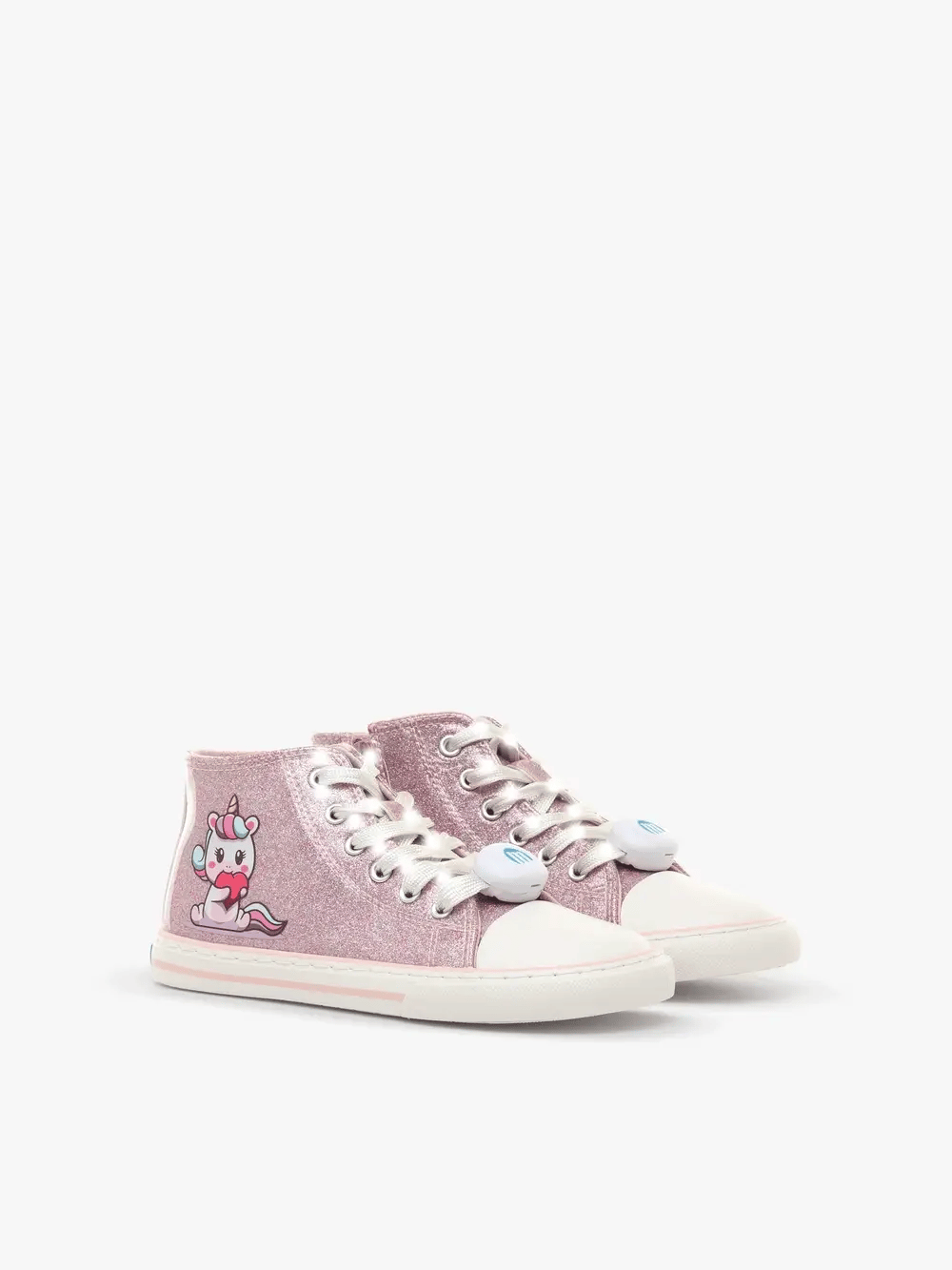 Bota Respetuosa Rosa Unicornio Luces MTNG