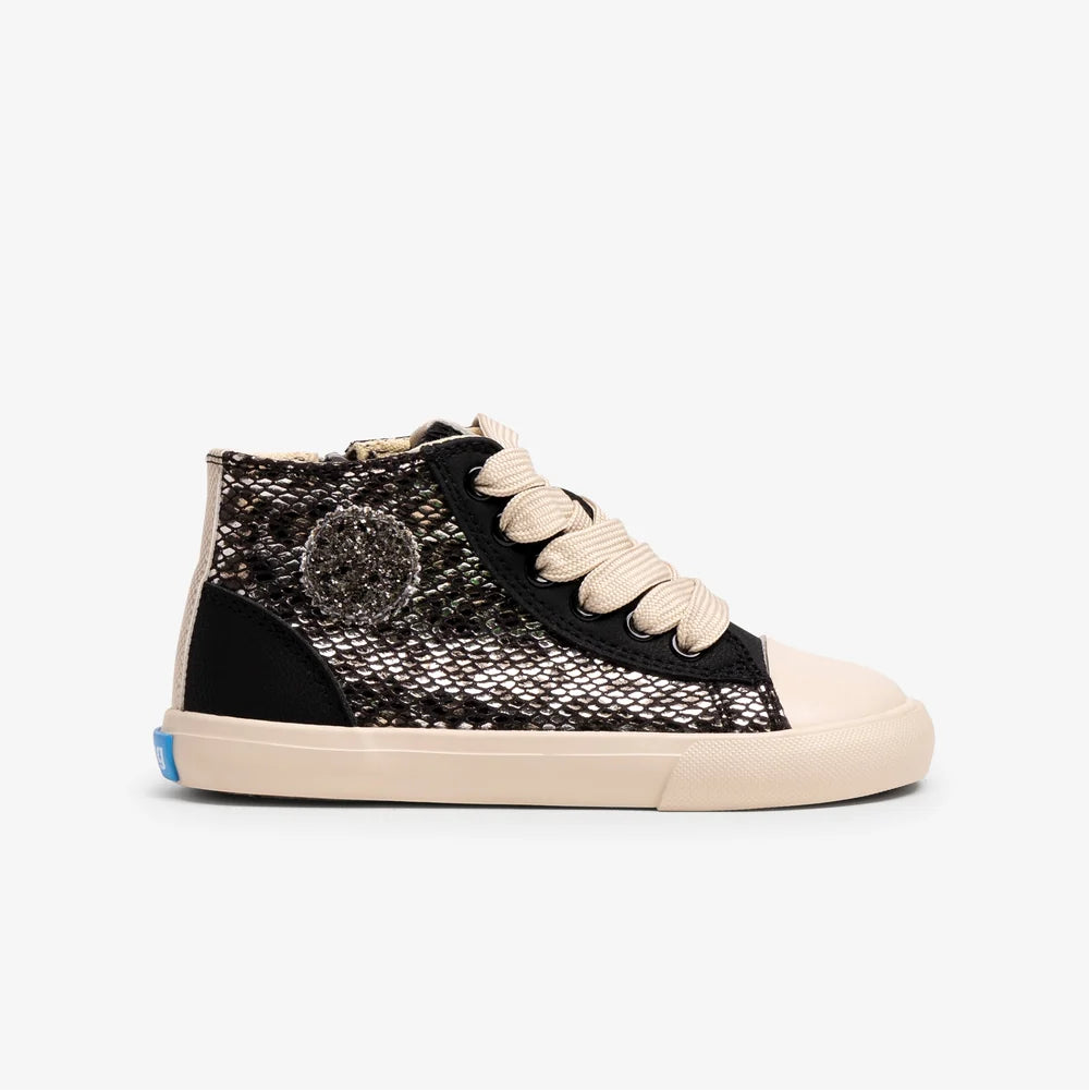 Bota Respetuosa Animal Print Negro MTNG