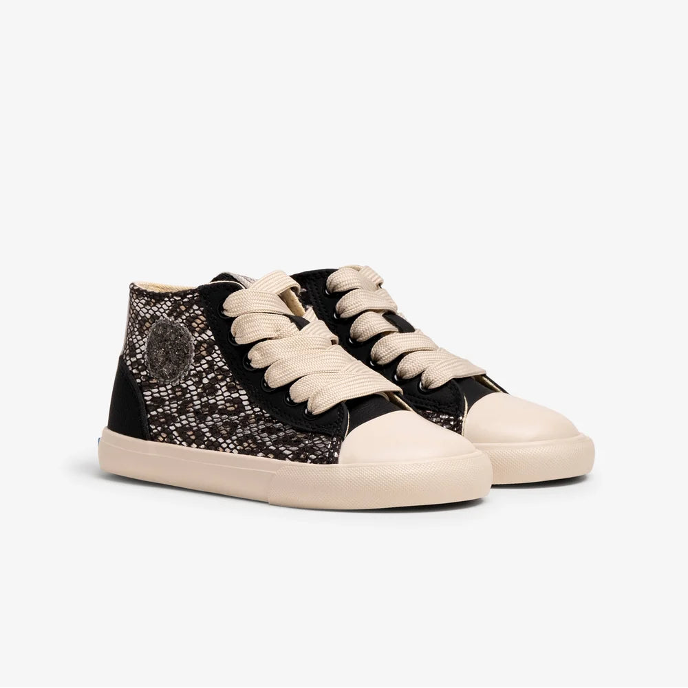 Bota Respetuosa Animal Print Negro MTNG