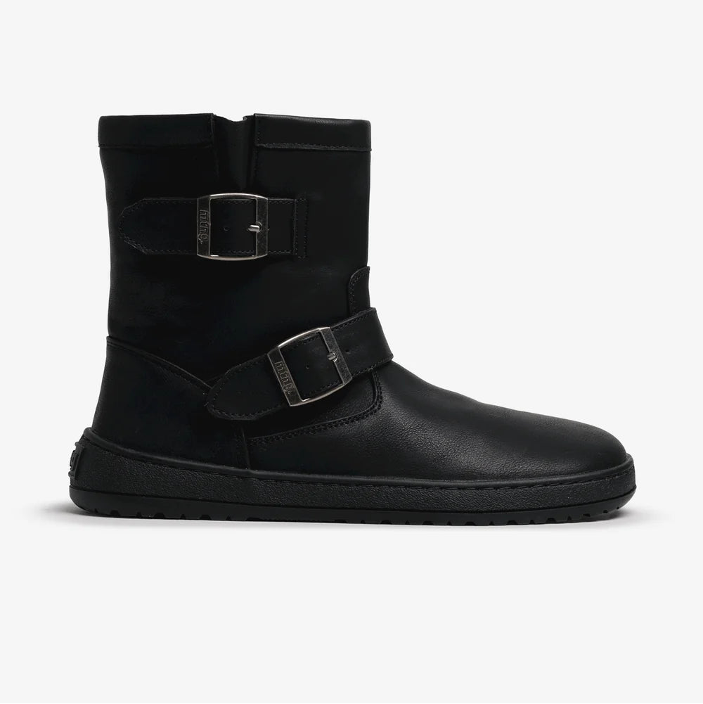 Botín Barefoot Free Alask Biker Negro MTNG