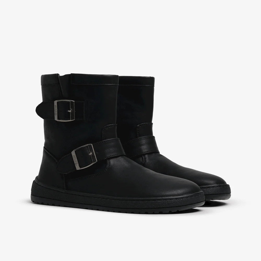 Botín Barefoot Free Alask Biker Negro MTNG