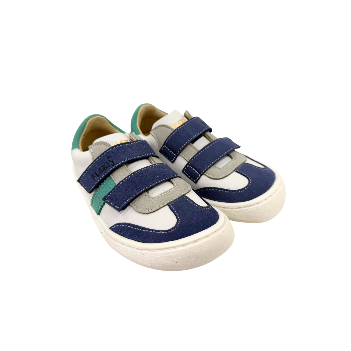 Deportiva Respetuosa Infantil Blanco/Azul 9023R Flexi Nens