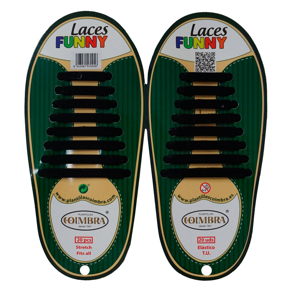 Cordones Elásticos Planos Silicona Funny Laces