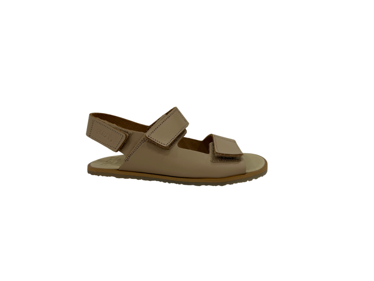Sandalia Beige Triple Velcro 70160-LI