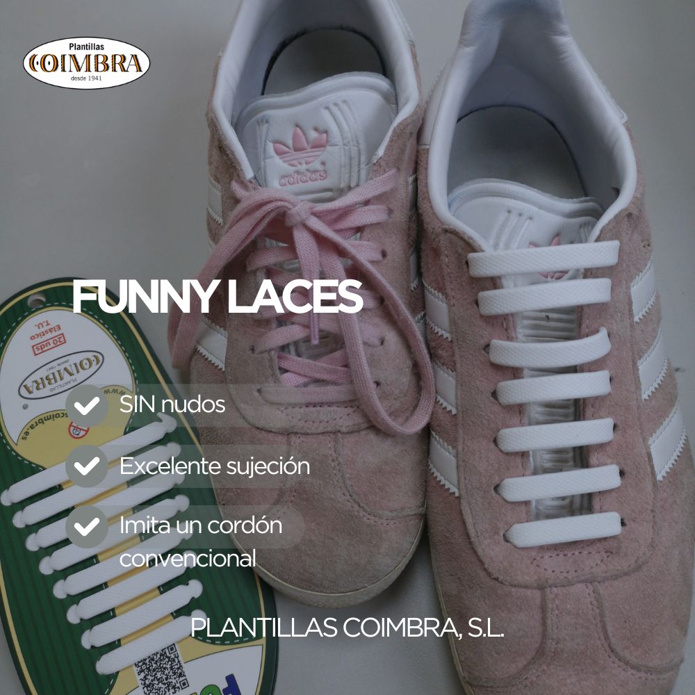 Cordones Elásticos Planos Silicona Funny Laces