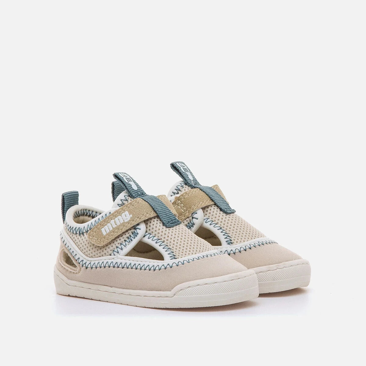 Sandalia Beige Malla Free Baby MTNG