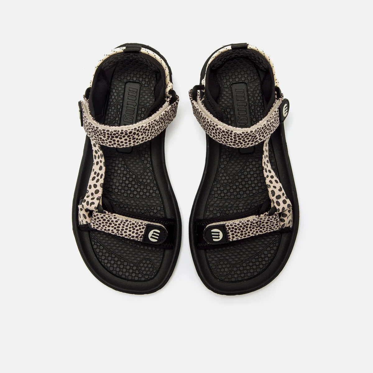 Sandalia barefoot negra/blanca Free MTNG