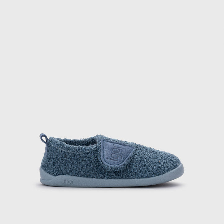 Zapatilla de Casa Respetuosa Junior Rizo Azul Igor