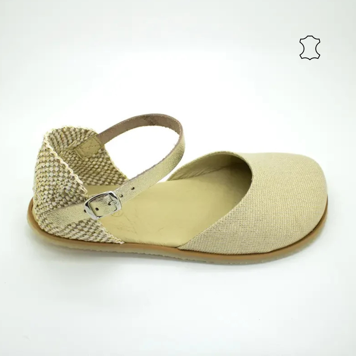 Sandalia Barefoot Estilo Valenciana 6605 Cava Flexinens